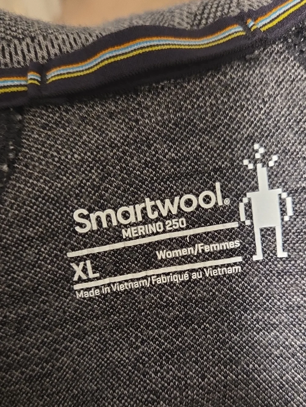 Smartwool Midweight Pattern Zip Top XL - Picture 6 of 6